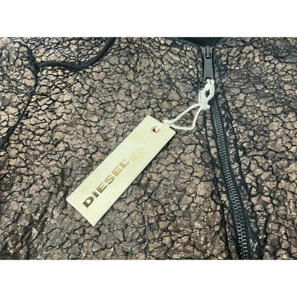 Diesel Womens Metallic Bronze Wendy Jacket Size Small - Picture 4 of 16